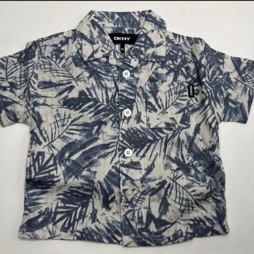 Boys Size 18M DKNY 2-Piece Short Set - Picture 2 of 5